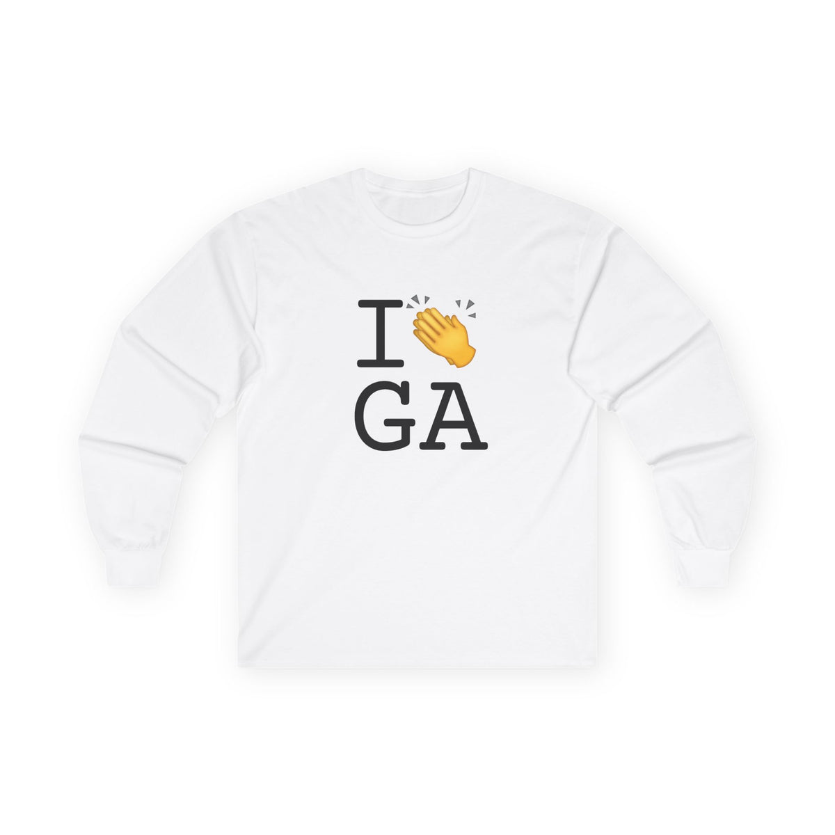 "I Applaud Georgia" Long Sleeve Shirt