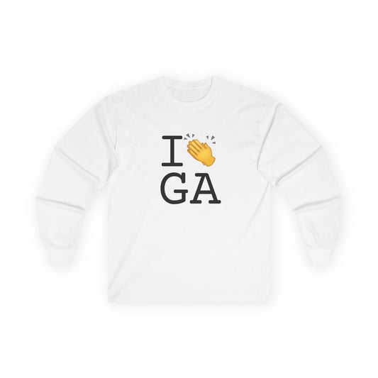 "I Applaud Georgia" Long Sleeve Shirt