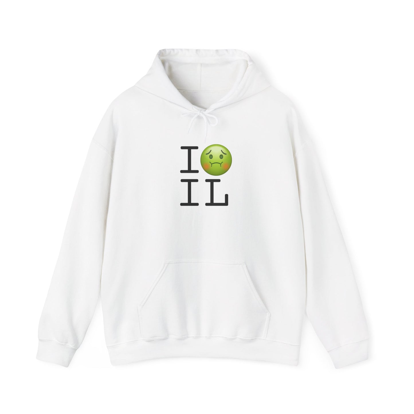 "I'm Nauseous about Illinois" Hoodie