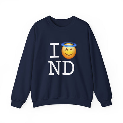 "I'm an Angel in North Dakota" Sweatshirt