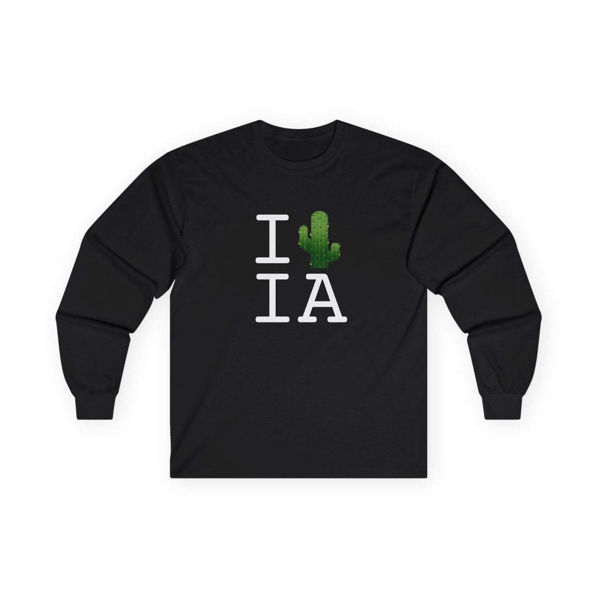 "I Cactus Iowa" Long Sleeve Shirt