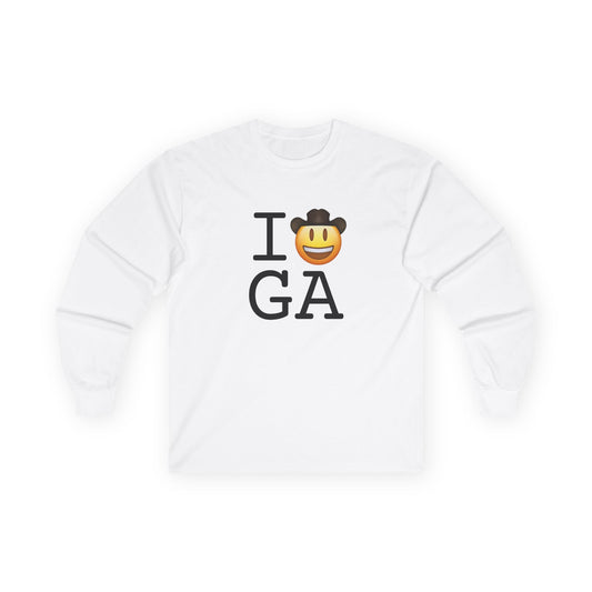 "I'm a Cowboy or Cowgirl in Georgia" Long Sleeve Shirt