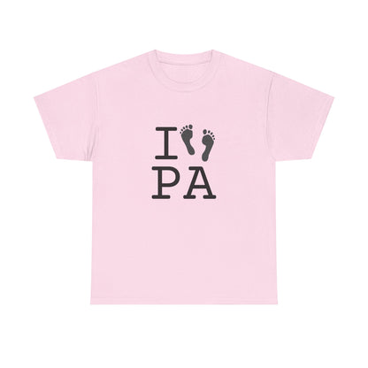 "I leave Footsteps in Pennsylvania" Tee
