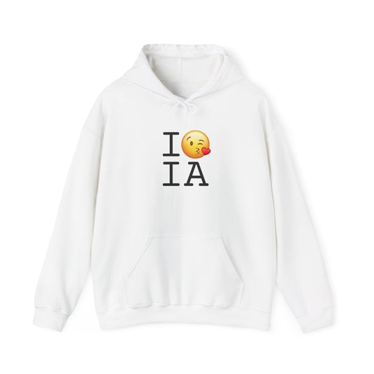 "I Blow a Kiss at Iowa" Hoodie