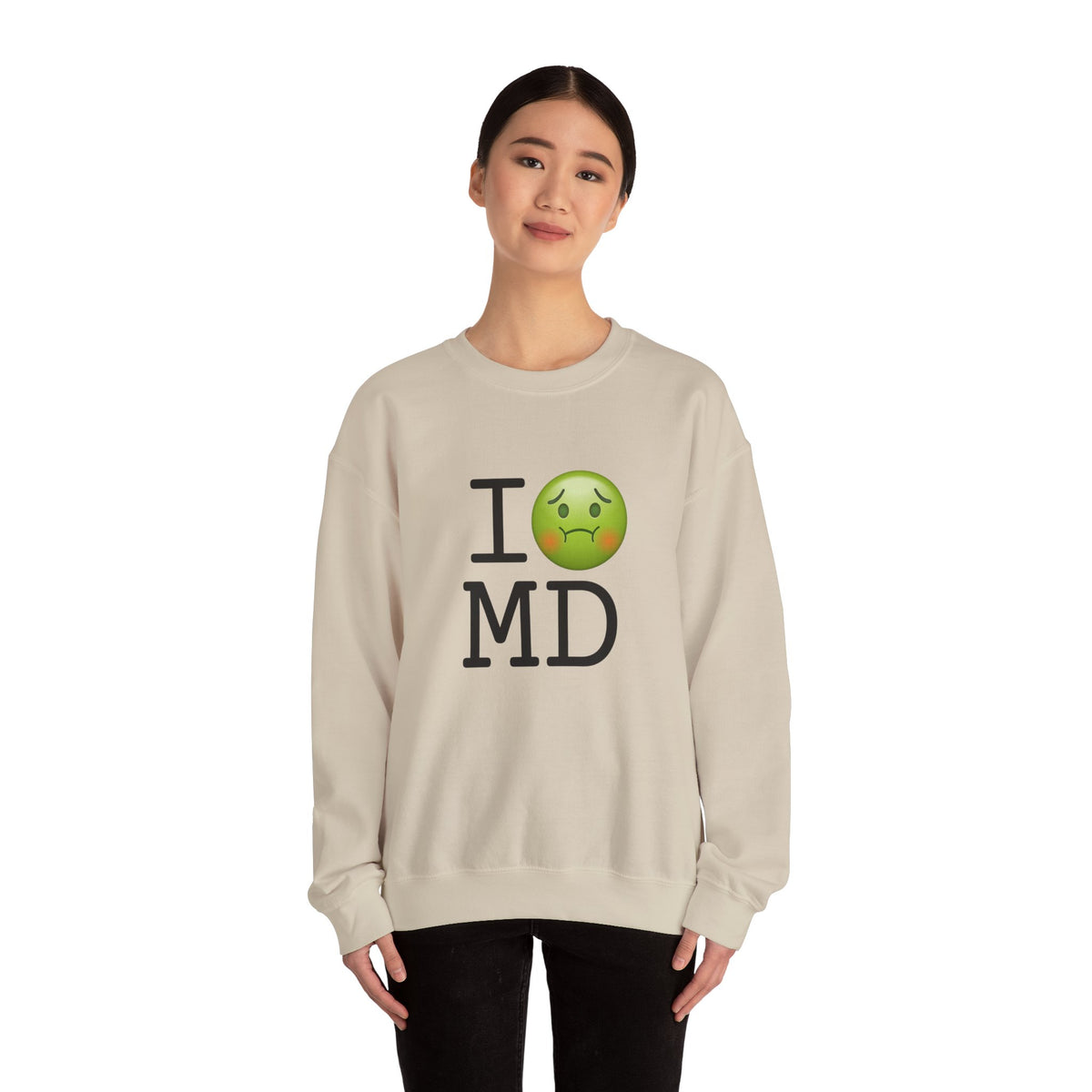 "I'm Nauseous about Maryland" Sweatshirt