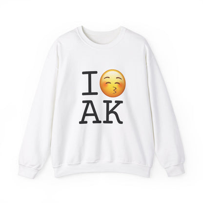 "I Kiss Alaska" Sweatshirt