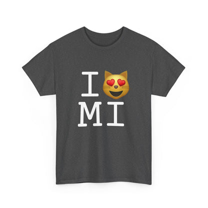 "I'm a Cat that Loves Michigan" Tee