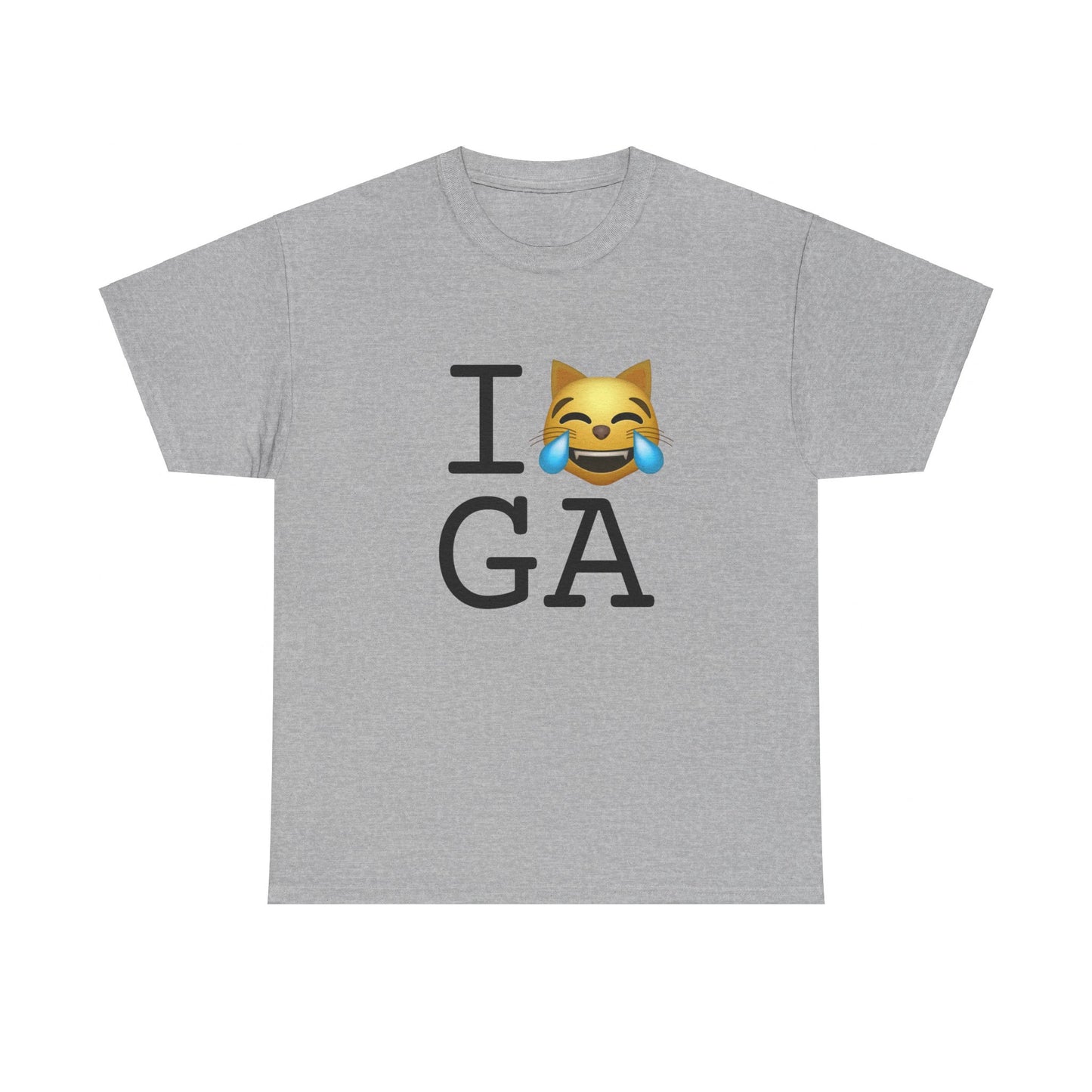 "I'm Laughing like a Cat at Georgia" Tee