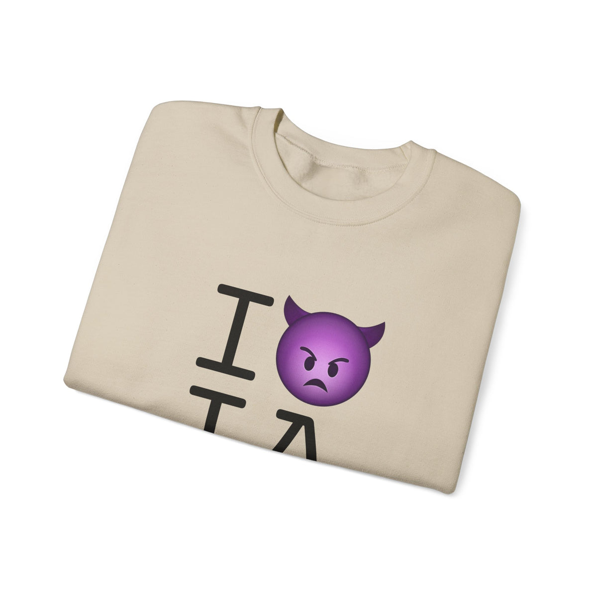 "I'm an Angry Devil about Iowa" Sweatshirt