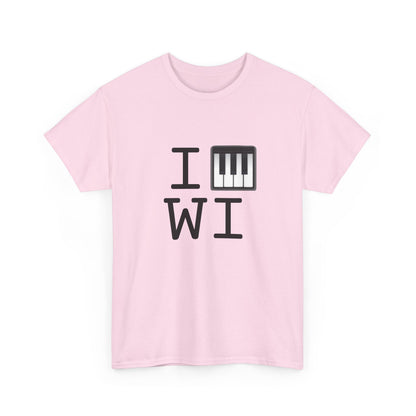 "I Piano Wisconsin" Tee
