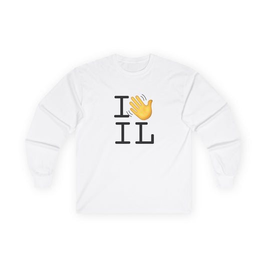 "I Wave at Illinois" Long Sleeve Shirt
