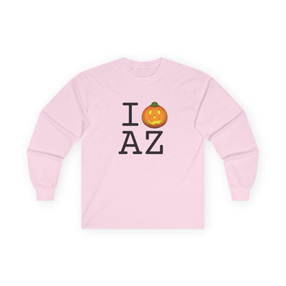 "I Jack-O-Lantern (Pumpkin) Arizona" Long Sleeve Shirt