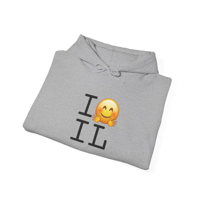 "I Hug Illinois" Hoodie