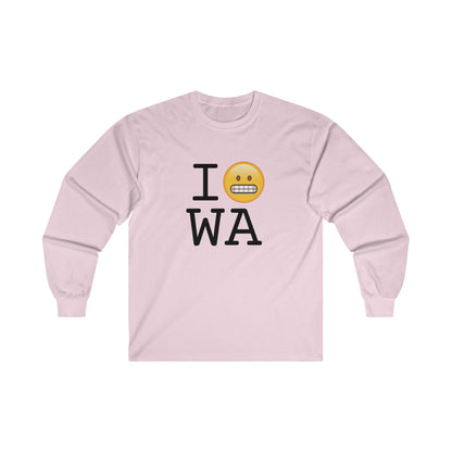 "I Grimace About Washington" Long Sleeve Shirt