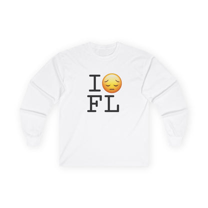 "I'm Depressed about Florida" Long Sleeve Shirt