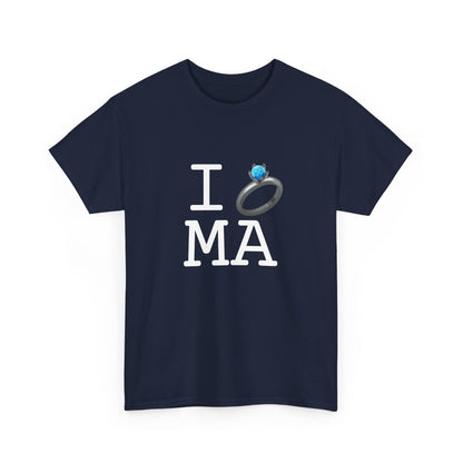 "I'm Married to (Diamond Ring) Massachusetts" Tee