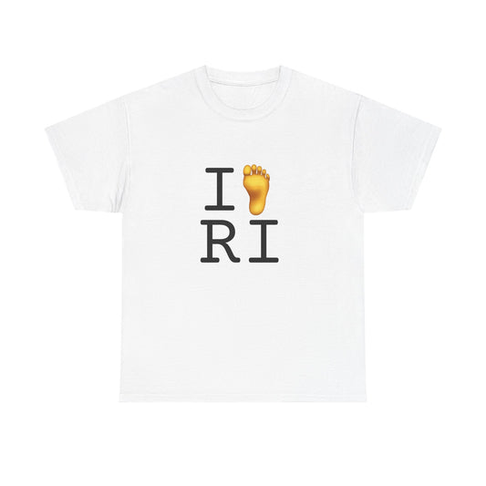 "I Foot Rhode Island" Tee