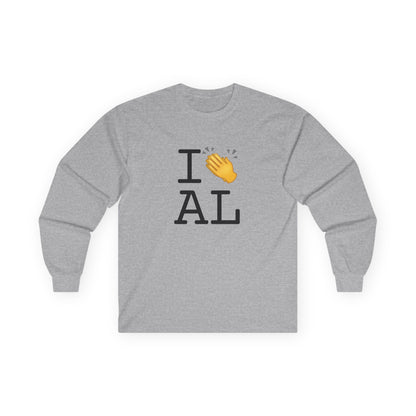 "I Applaud Alabama" Long Sleeve Shirt