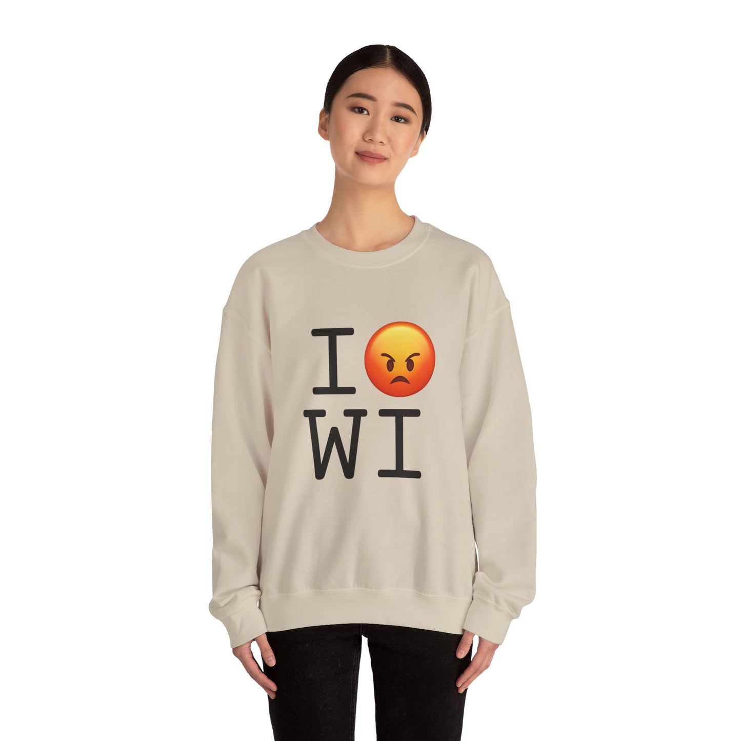 "I'm Angry about Wisconsin" Sweatshirt