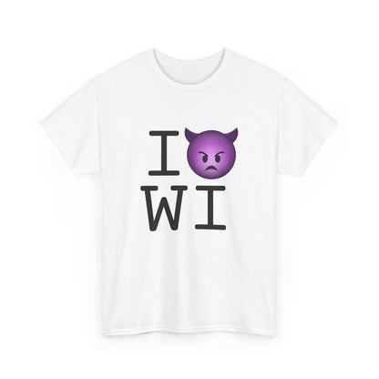 "I'm an Angry Devil about Wisconsin" Tee