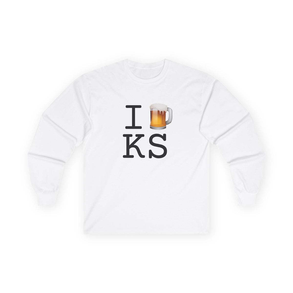 "I Beer Kansas" Long Sleeve Shirt