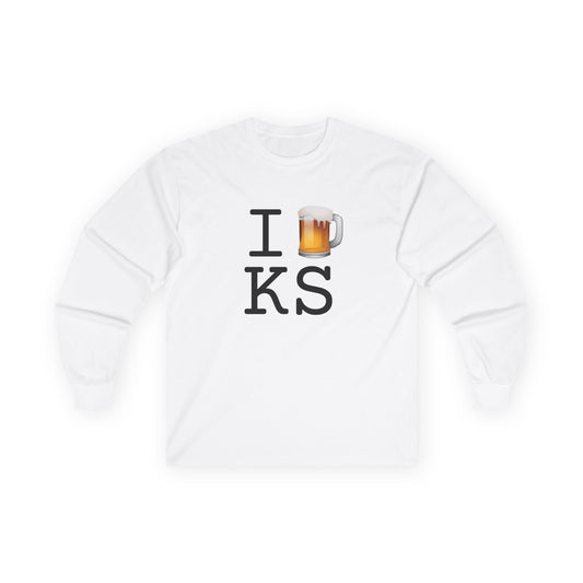 "I Beer Kansas" Long Sleeve Shirt