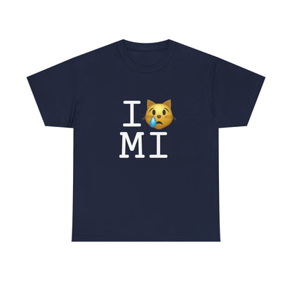 "I'm a Crying Cat about Michigan" Tee