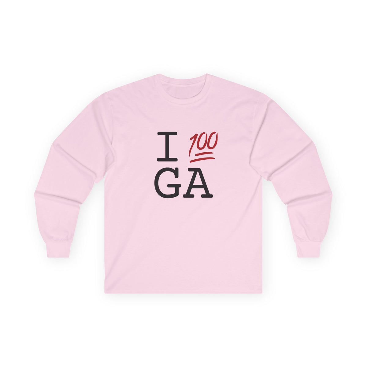 "I Keep it 100 in Georgia" Long Sleeve Shirt