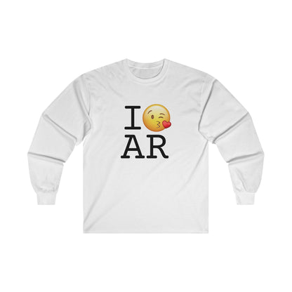 "I Blow a Kiss at Arkansas" Long Sleeve Shirt