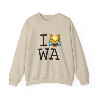 "I'm Laughing like a Cat at Washington" Sweatshirt