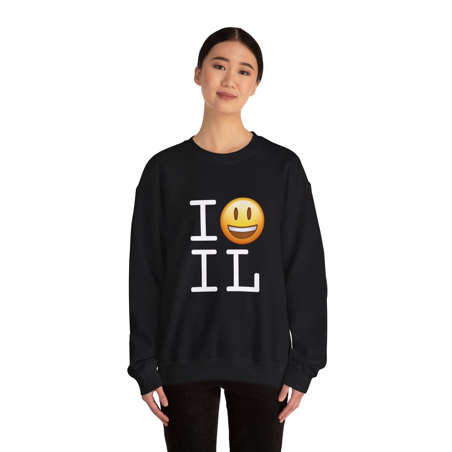 "I'm Happy about Illinois" Sweatshirt