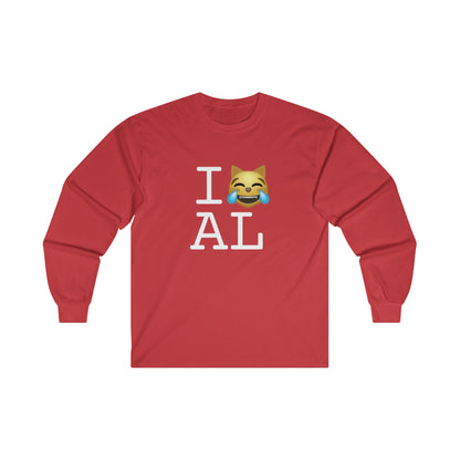 "I'm Laughing like a Cat at Alabama" Long Sleeve Shirt