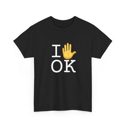 "I Stop (Raised Hand) Oklahoma" Tee