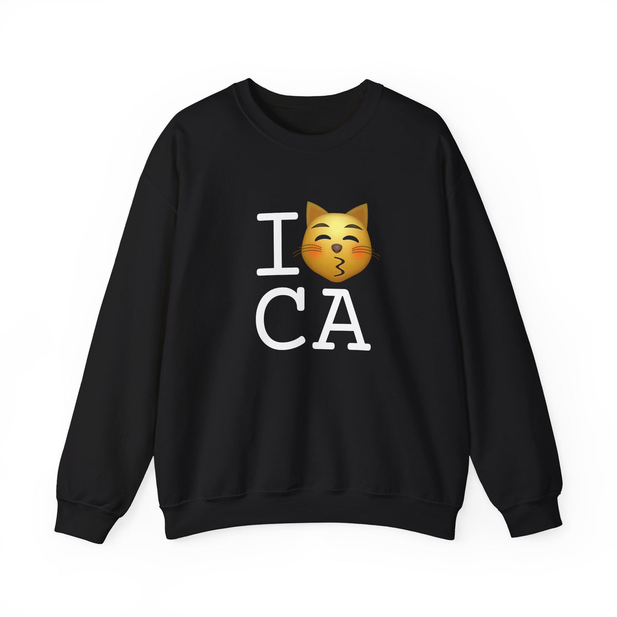"I'm a Kissing Cat toward California" Sweatshirt
