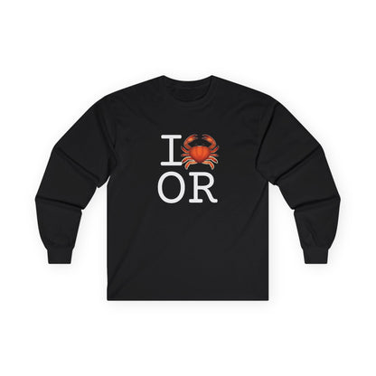 "I Crab Oregon" Long Sleeve Shirt