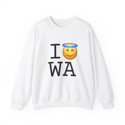 "I'm an Angel in Washington" Sweatshirt