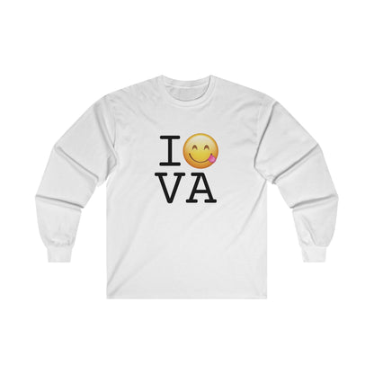 "I'm Hungry for Virginia" Long Sleeve Shirt