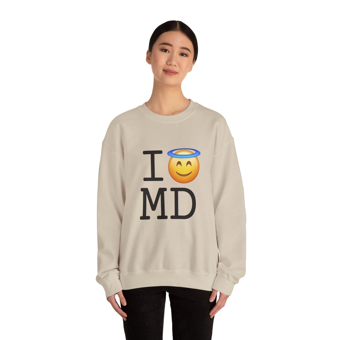 "I'm an Angel in Maryland" Sweatshirt