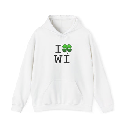 "I'm Lucky (Clover) in Wisconsin" Hoodie