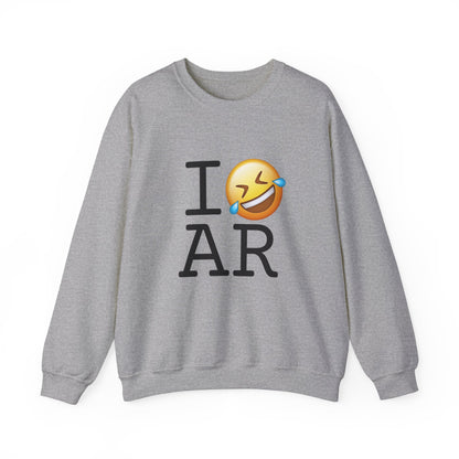 "I Laugh Hard (LMFAO) at Arkansas" Sweatshirt