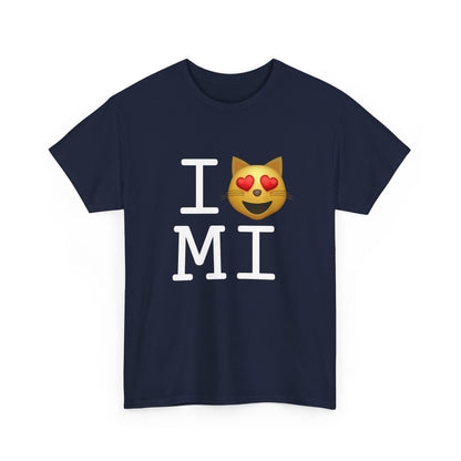 "I'm a Cat that Loves Michigan" Tee
