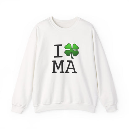 "I'm Lucky (Clover) in Massachusetts" Sweatshirt