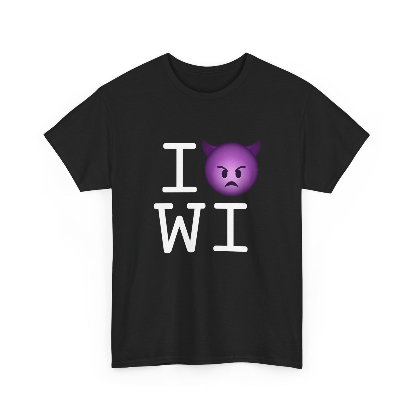 "I'm an Angry Devil about Wisconsin" Tee