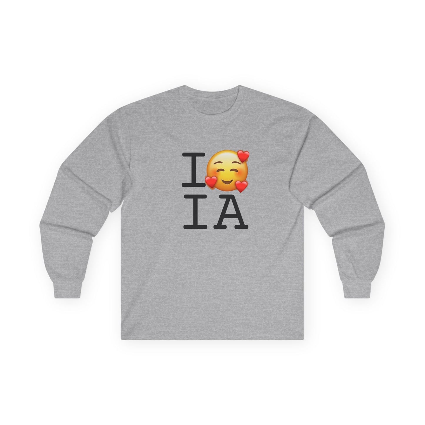 "I Adore Iowa" Long Sleeve Shirt