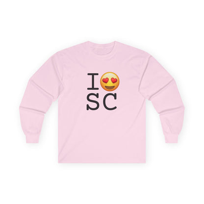 "I have Heart Eyes for South Carolina" Long Sleeve Shirt