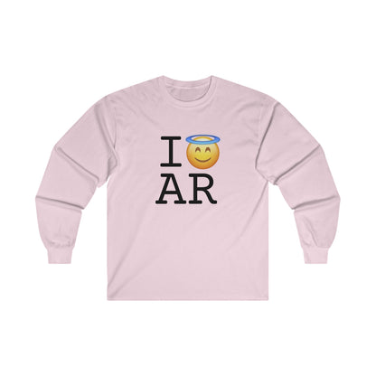 "I'm an Angel in Arkansas" Long Sleeve Shirt