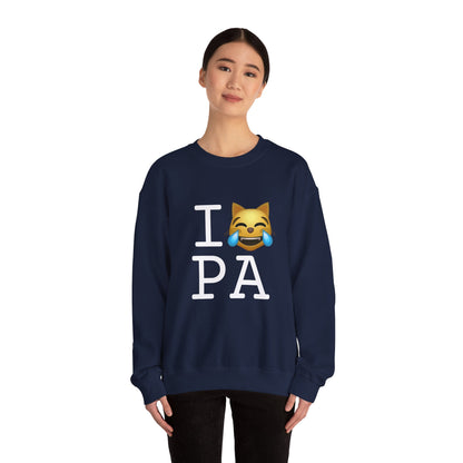 "I'm Laughing like a Cat at Pennsylvania" Sweatshirt