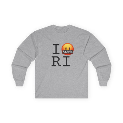 "I Curse about Rhode Island" Long Sleeve Shirt