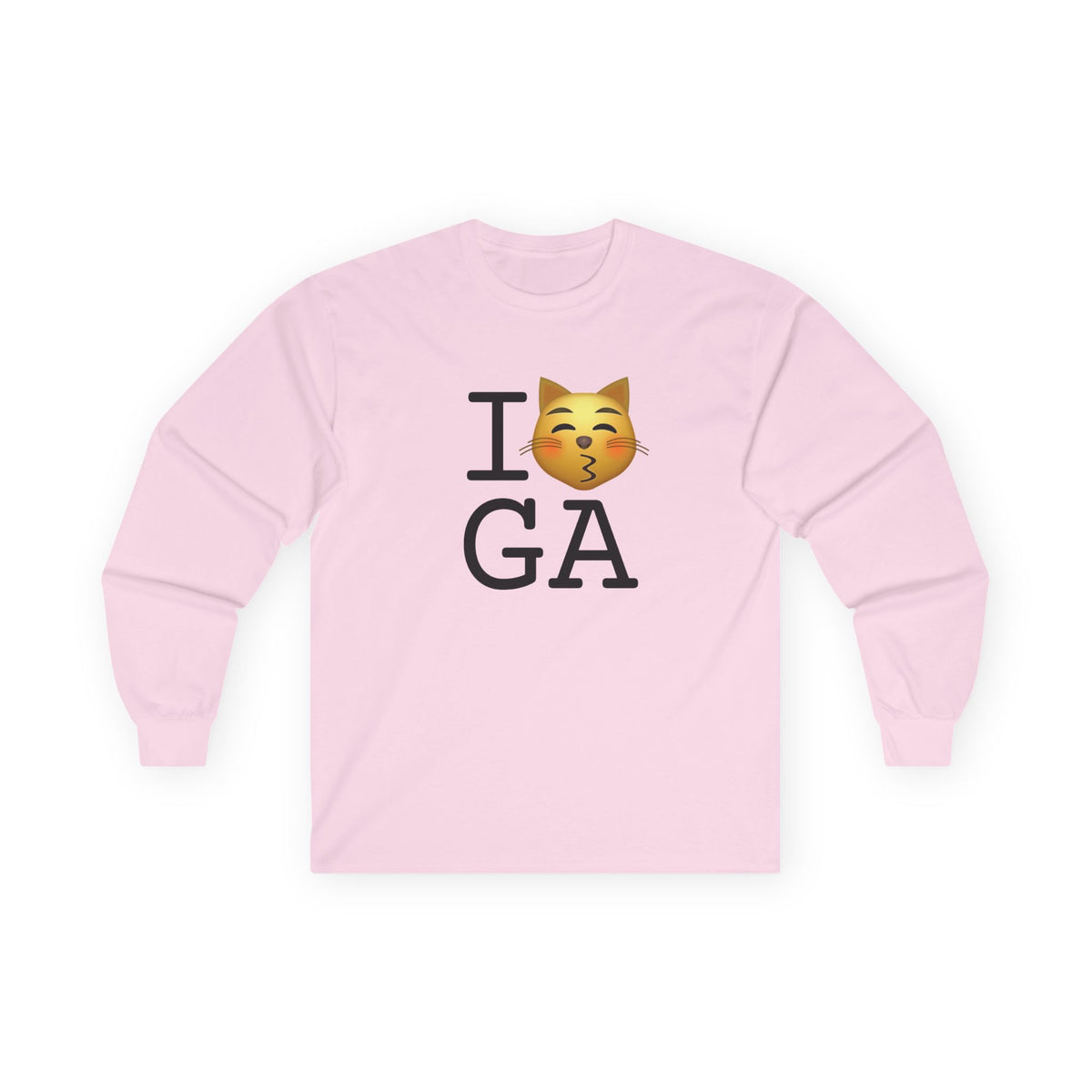 "I'm a Kissing Cat toward Georgia" Long Sleeve Shirt