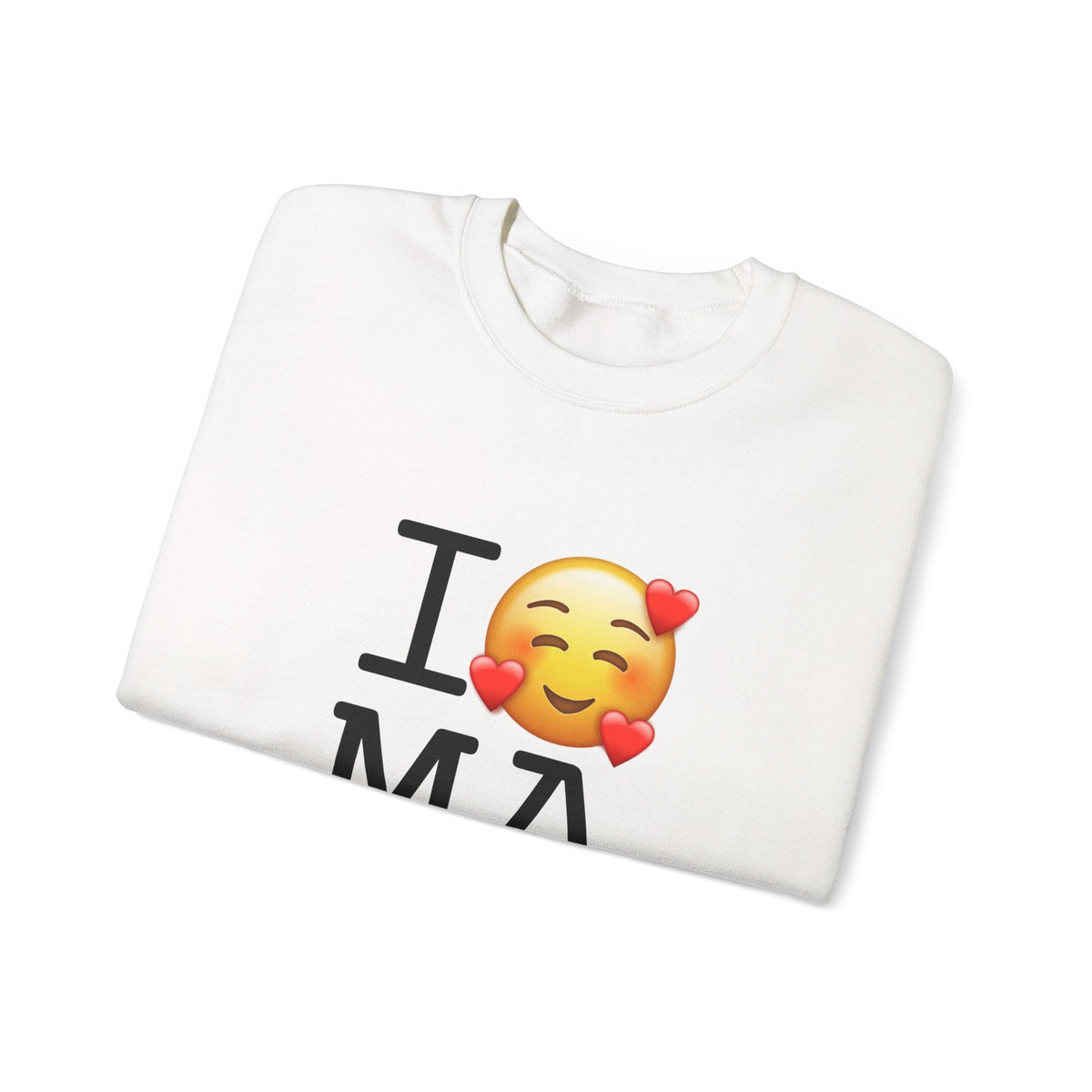 "I Adore Massachusetts" Sweatshirt
